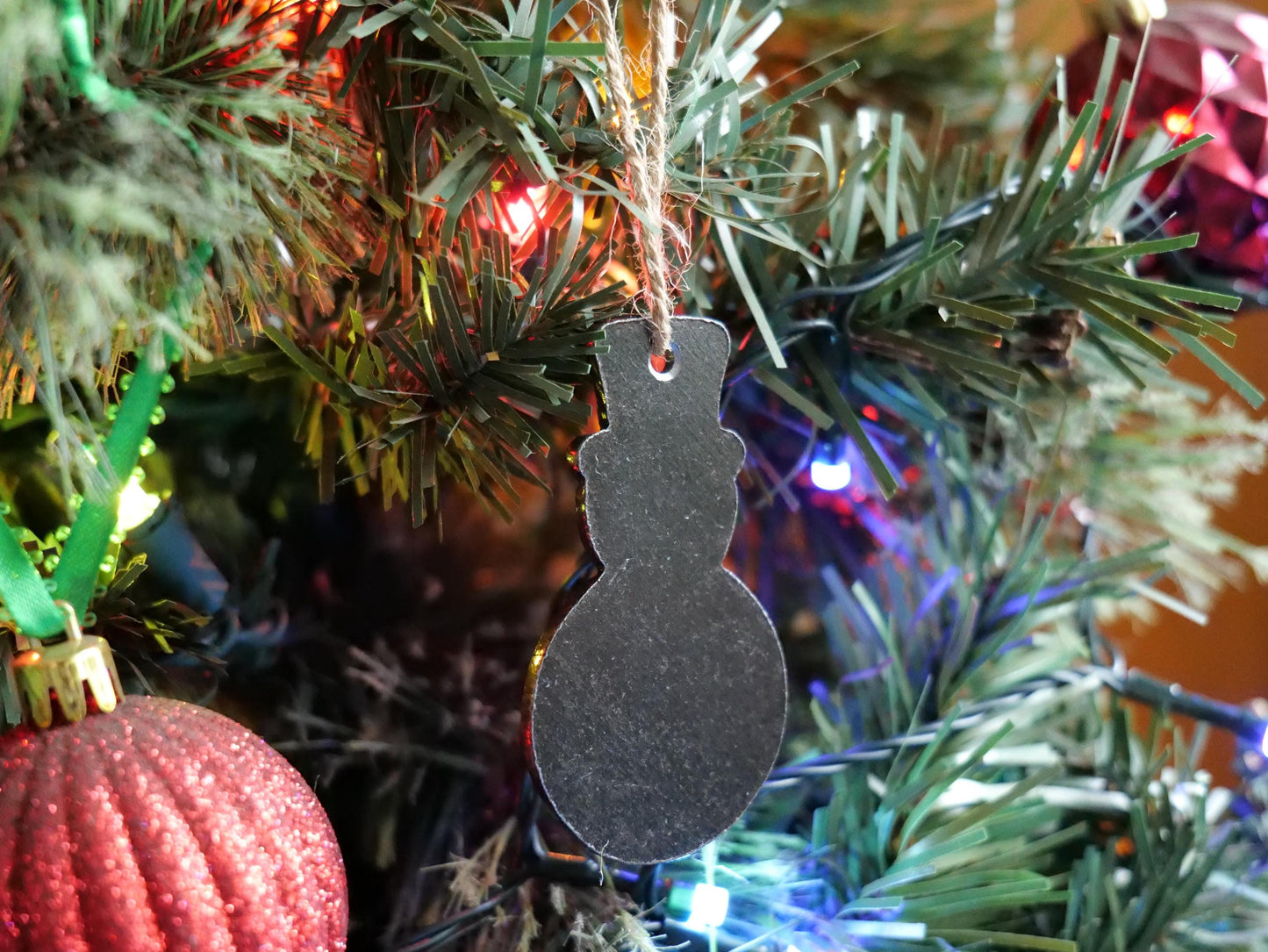 Metal Snowman Ornament * Christmas Decor * Winter Gifts * Christmas Ornament * Snow Gifts * Wintery Ornament Gift
