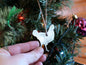 Metal Hen Ornament * Christmas Decor * Winter Gifts * Farm Ornament * Chicken Lover Gifts * Ornament Gift for Homestead * Barnyard