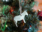 Metal Donkey Ornament * Christmas Decor * Winter Gifts * Pet Ornament * Donkey Lover Gifts * Farm Animal Ornament * Barnyard