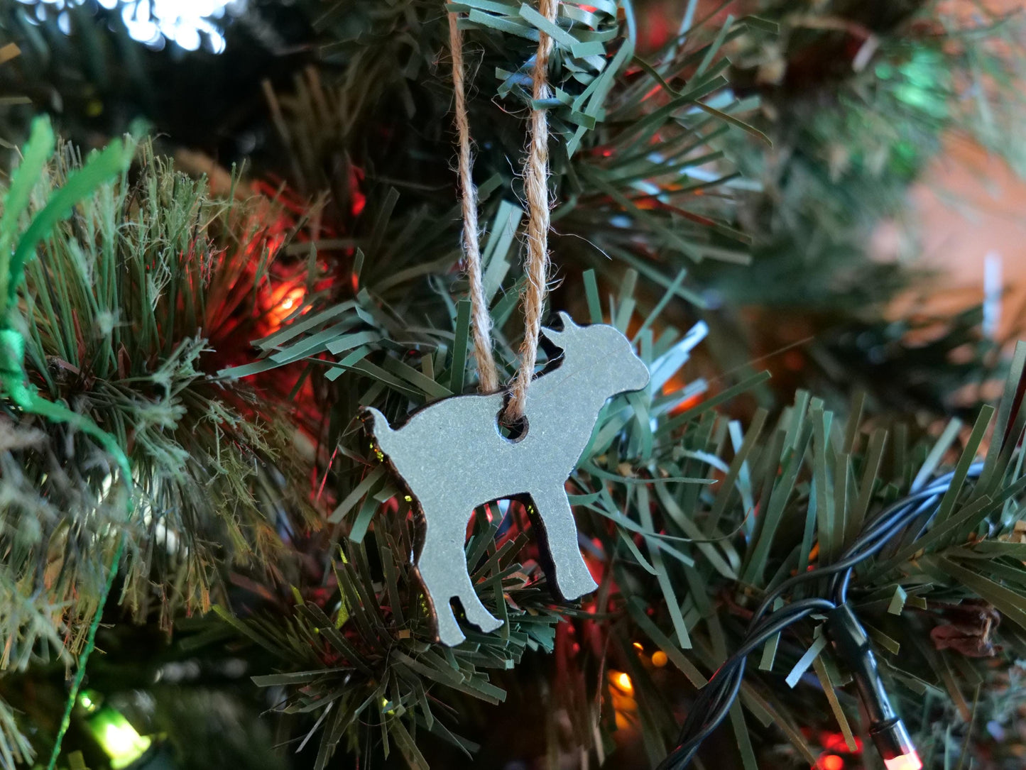 Metal Kid Goat Ornament * Christmas Decor * Winter Gifts * Farm Ornament * Baby Goat Lover Gifts * Ornament Gift for Homestead *Barnyard