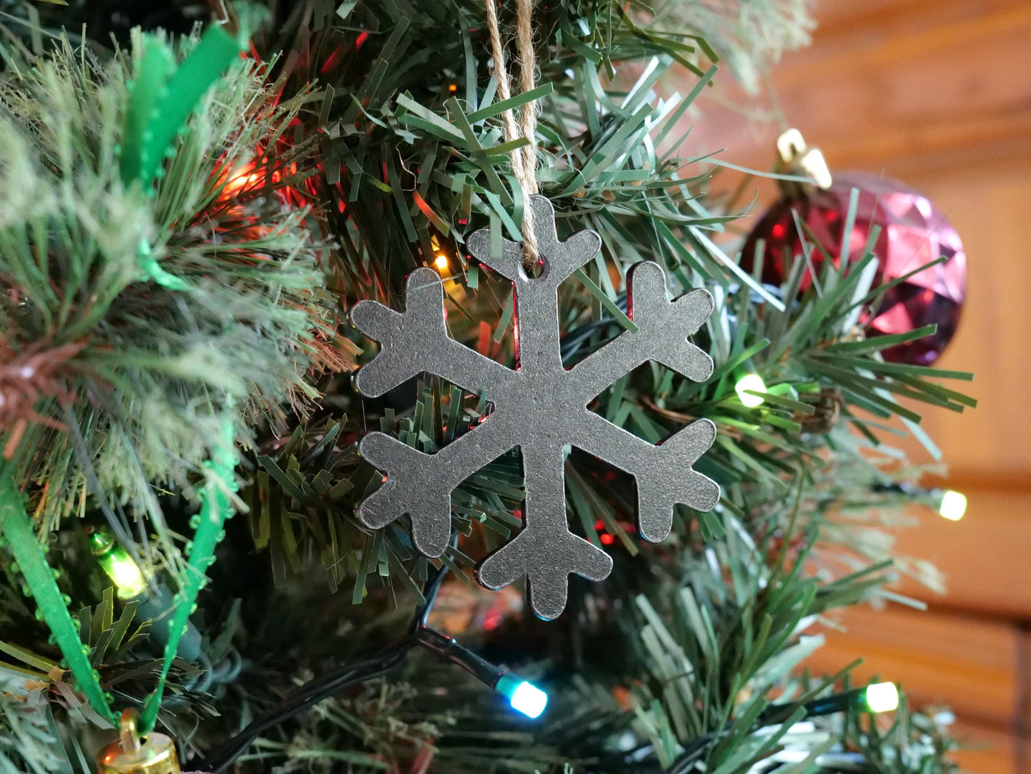 Metal Snowflake Ornament Style #1 * Christmas Decor * Winter Gifts * Christmas Ornament * Snow Gifts * Wintery Ornament Gift