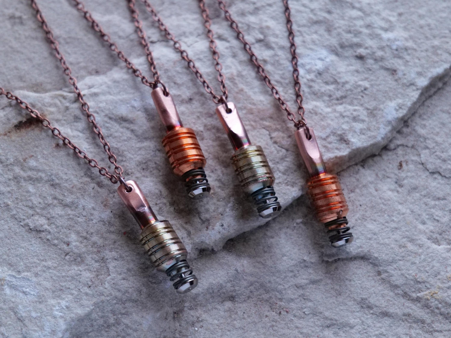 Abstract Necklace for Women * Copper Steampunk Pendant Necklace* Gift for Her * Copper Anniversary Gift * Anniversary for Her