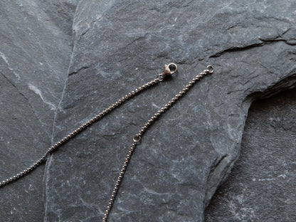 Hand Forged Stainless Steel Patriarchal Cross Necklace * Cross of Lorraine Necklace * Gift for Men or Women * Double Cross Necklace * Slovak