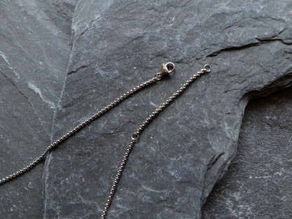 Forged Stainless Steel Monogrammatic Cross * Tau-Rho Cross Pendant * Gift for Men or Women * Forged Cross Necklace * Handmade Steel Necklace