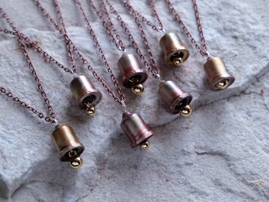 Copper Bell Necklace for Women * Copper Pendant Necklace* Gift for Her * Copper Anniversary Gift * Anniversary for Her