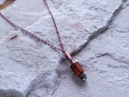 Abstract Necklace for Women * Copper Steampunk Pendant Necklace* Gift for Her * Copper Anniversary Gift * Anniversary for Her