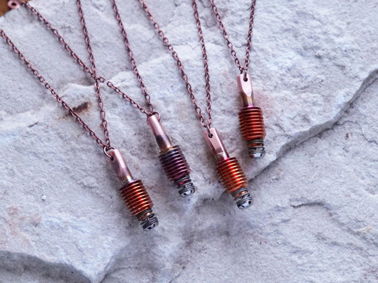 Abstract Necklace for Women * Copper Steampunk Pendant Necklace* Gift for Her * Copper Anniversary Gift * Anniversary for Her