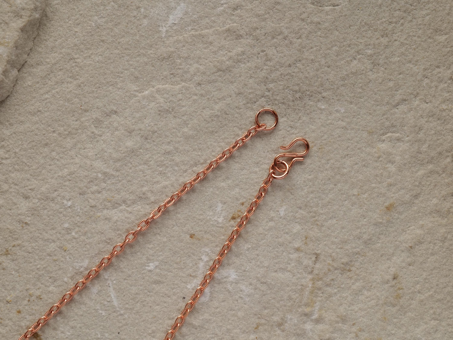 20" Raw Copper Necklace Chain