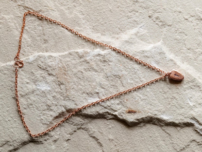 Raw Copper Tiny Shield of Faith Pendant* Hammered Shield Pendant * Christian Gift for Men or Women * Armor of God * Gift for Him or Her