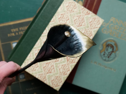 Metal Calla Lily Forever Flower * Flower Sculpture * Hand Forged Flower * Metal Sculpture * Anniversary Gifts for Him * Steel Anniversary