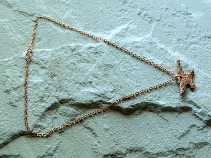 Hand Forged Raw Copper Anvil Pendant * Hammered Anvil Necklace for Blacksmiths* Blacksmith Necklace * Gift for Blacksmiths