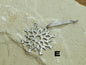 Hand Forged Snowflake Ornament * Christmas Decor * Winter Gifts * Handmade Christmas Ornament * Snow Gifts * Wintery Ornament Gift