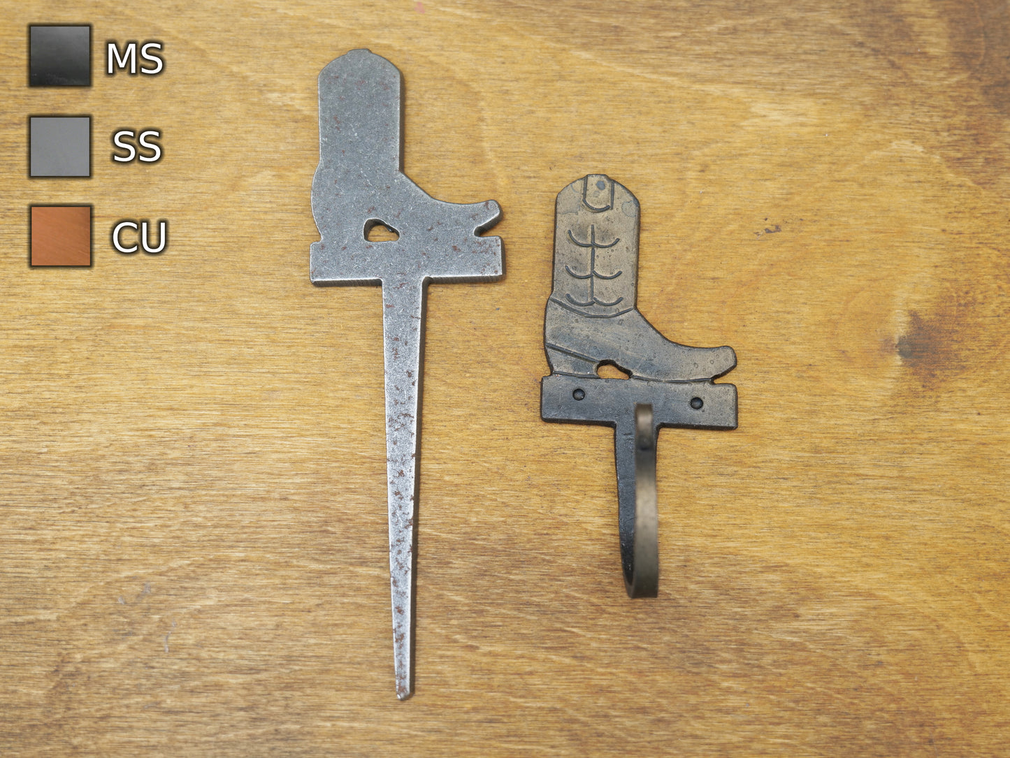 Cowboy Boot Hook Blank