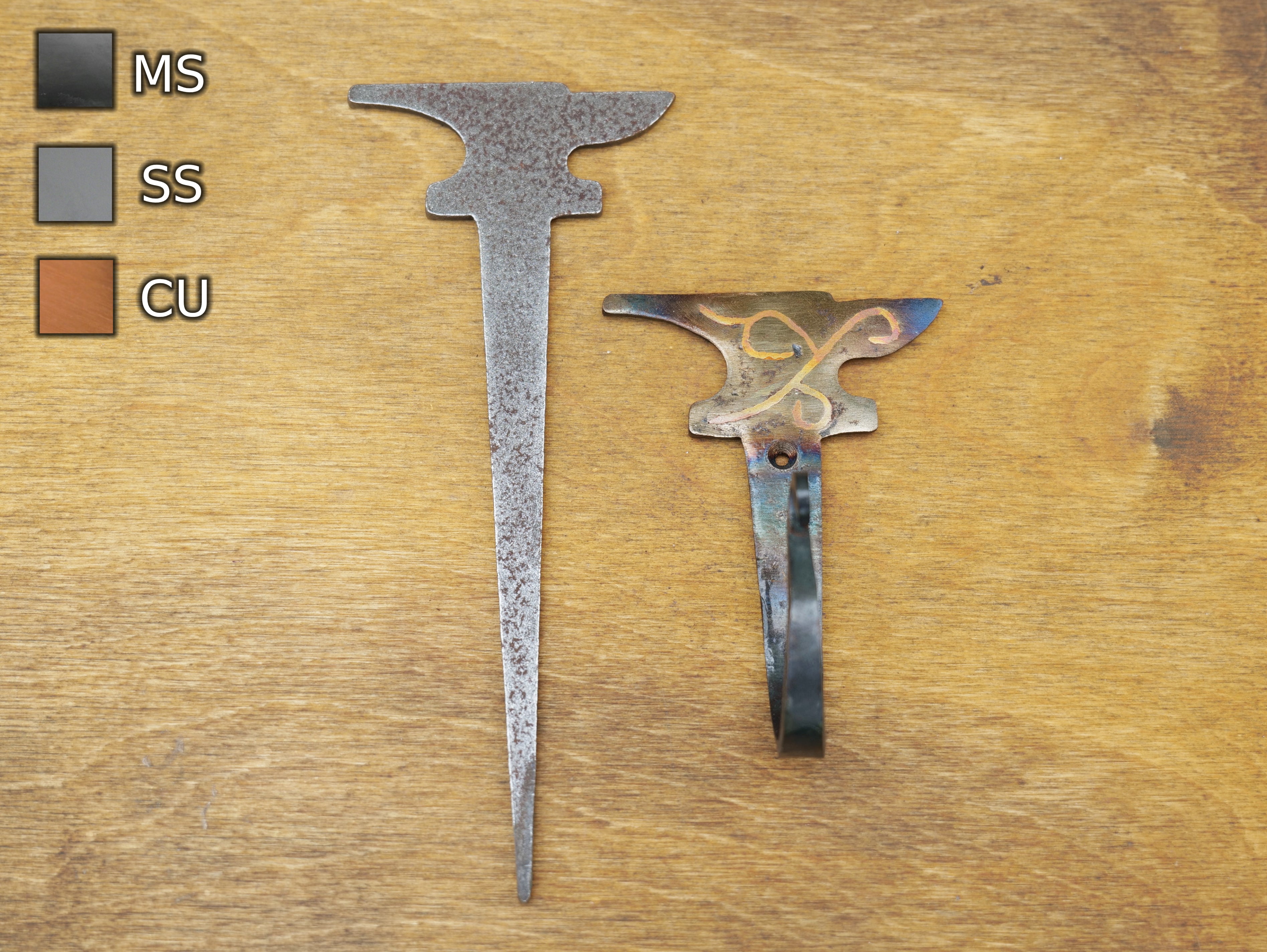 London Pattern Anvil Hook Blank – Christ Centered Ironworks