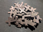 Lot #23: Qty of 50 Cross pendants in copper