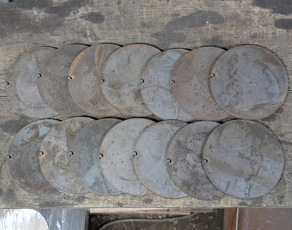 Factory Seconds: 4-3/4" Mild Steel Circles (14 pc)