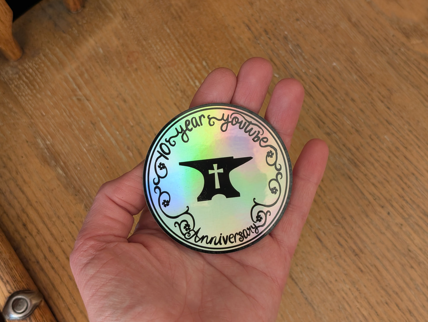 Limited Edition Sticker - 10 Year YouTube Anniversary