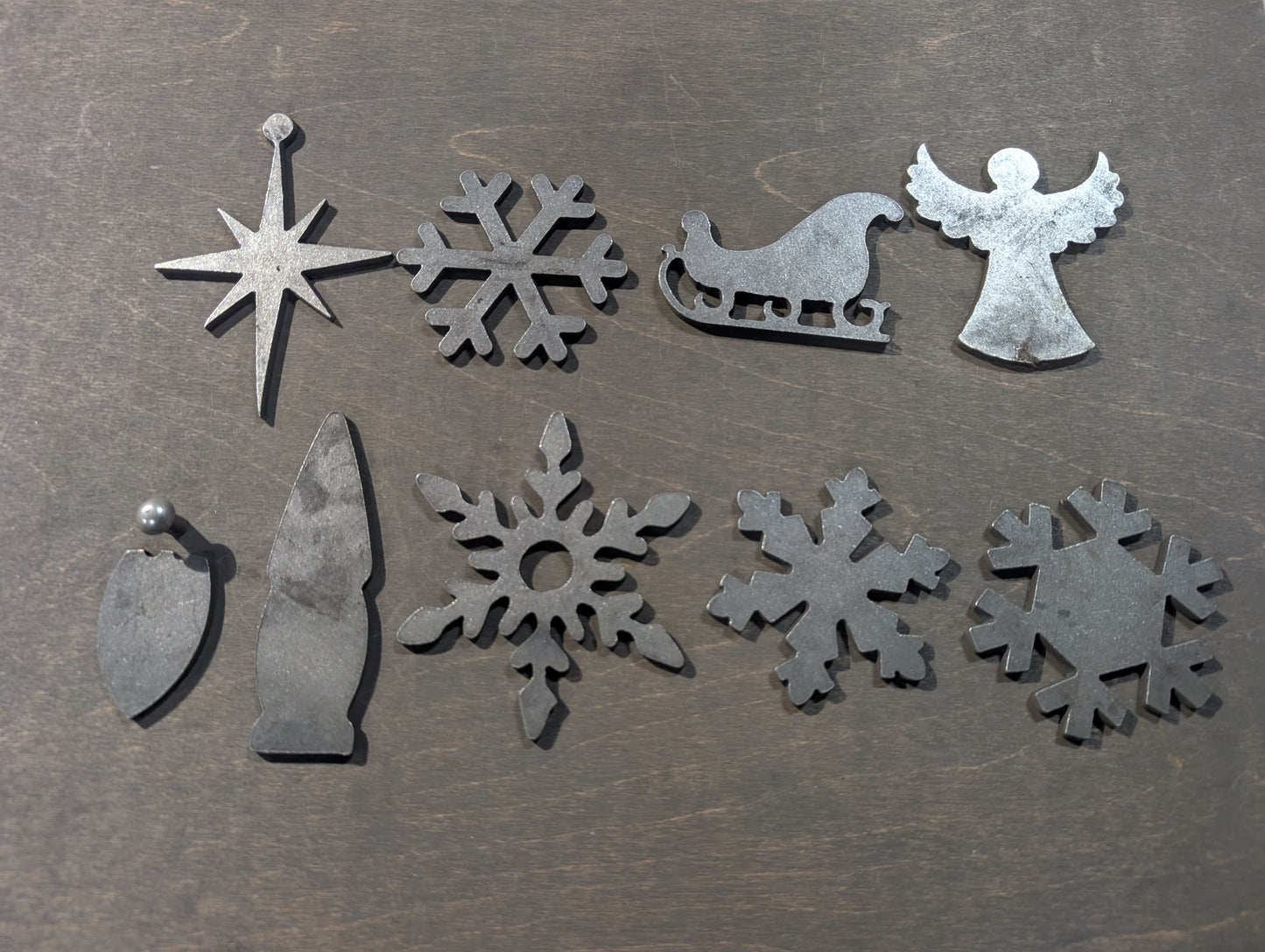 Lot 33: Stainless steel ornament blanks (10 pieces)