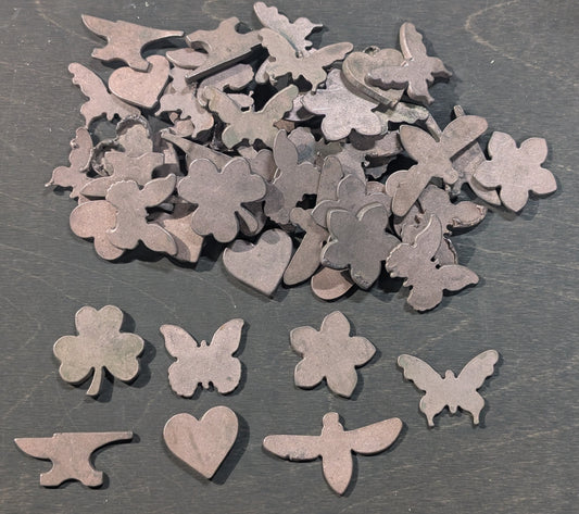 Lot 27: Assorted Copper Pendant Blanks (50 pieces)