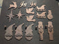Lot #9: Qty of 15 Ornaments in 10 gauge copper