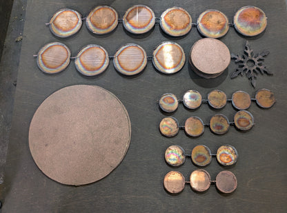 Lot #41: copper circle blanks