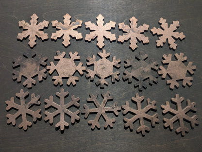 Lot #3: Qty of 15 Ornaments in 10 gauge copper