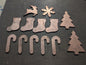 Lot #20: Qty of 13 Ornaments in 10 gauge copper
