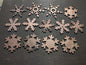 Lot #16: Qty of 13 Ornaments in 10 gauge copper