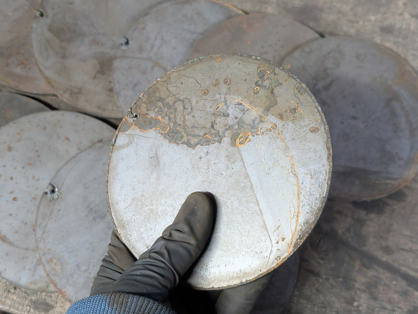 Factory Seconds: 4-3/4" Mild Steel Circles (14 pc)