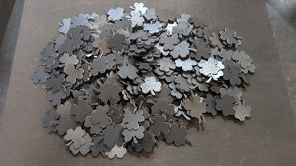 Lot #39: Shamrock and 4 leaf clover keychain blanks