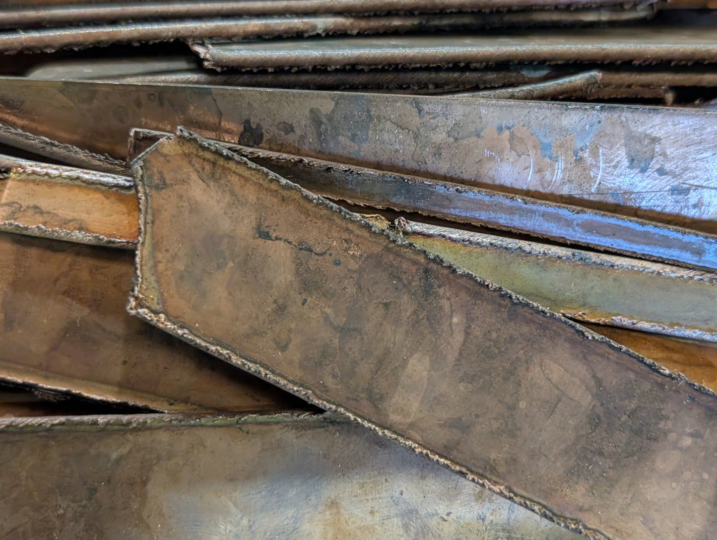 Factory Seconds: 4 lbs of Straight Pieces of Scrap Copper (16 gauge )
