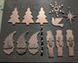 Lot #13: Qty of 12 Ornaments in 10 gauge copper