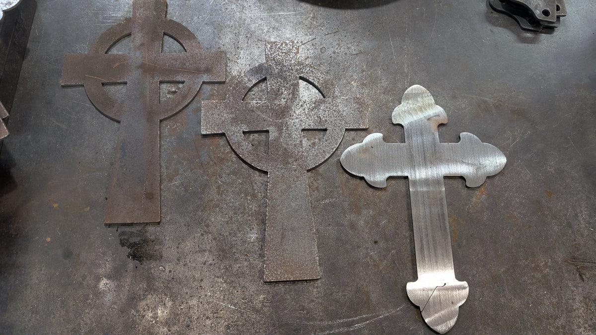 Lot #36: Bowl Blanks, Crosses, Trivets, and misc