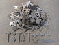 5lbs of mixed keychain and pendant blanks in mild steel