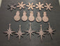 Lot #4: Qty of 15 Ornaments in 10 gauge copper