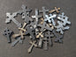 Lot 32: Stainless steel pendant and keychain blanks (29 pieces)