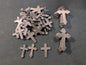 Lot #29: Qty of 50 Cross pendants in copper and 10 Keychains