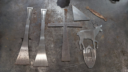 Lot #36: Bowl Blanks, Crosses, Trivets, and misc
