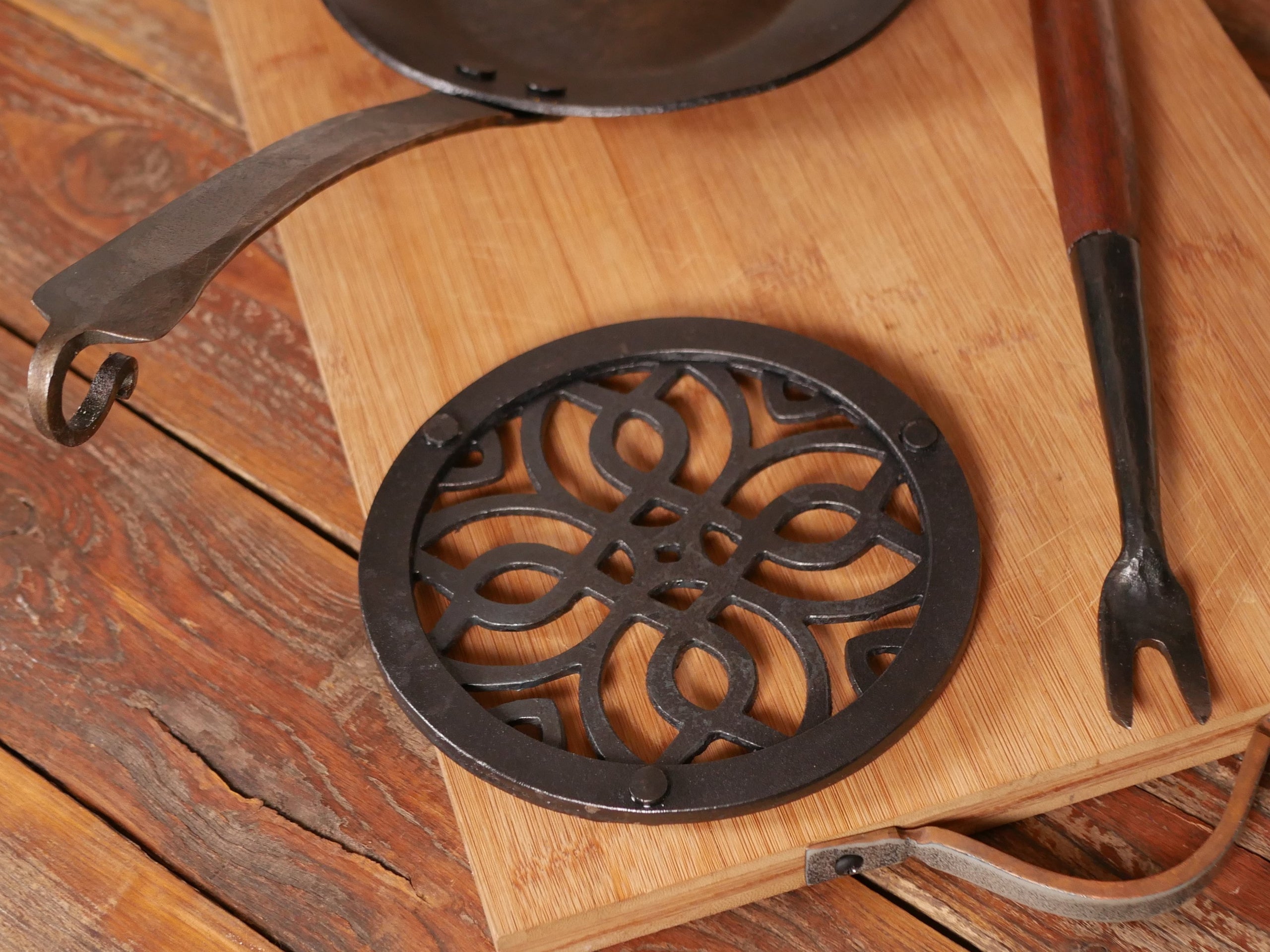 Handmade Metal Trivet: Assorted Kitchenwares and More! Each