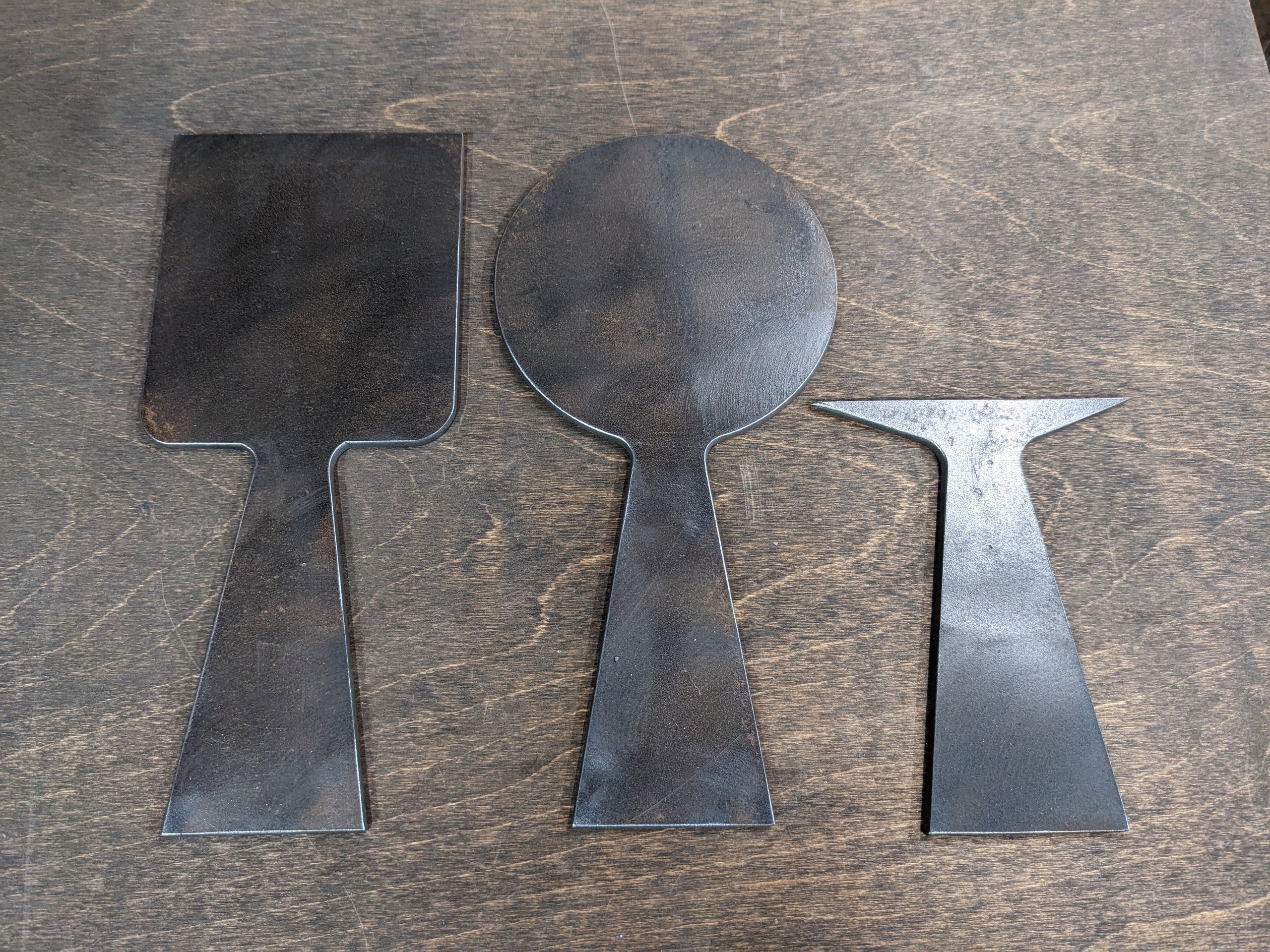Kitchen Utensil Blank Set: Spatula, Ladle, and Meat Fork